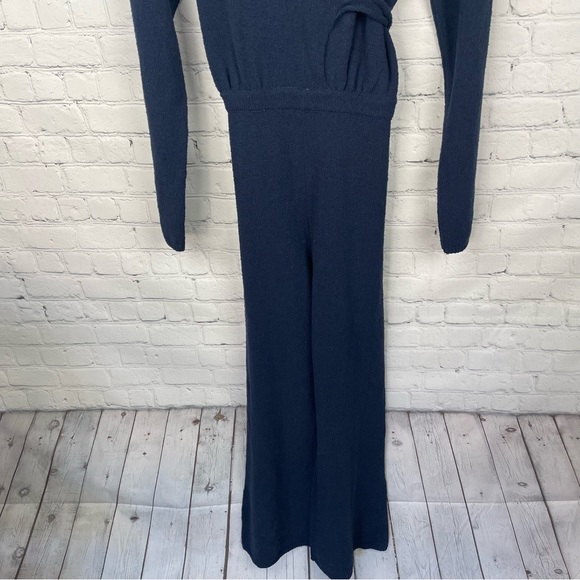 FP BEACH Black Sapphire Navy Lindsay Sweater Knit Jumpsuit OB1369026 size medium - Picture 8 of 11